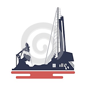 Oil platform icon