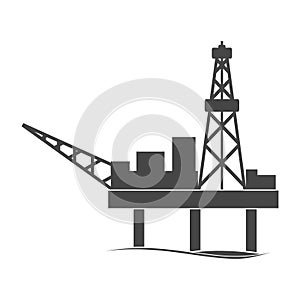 Oil platform icon