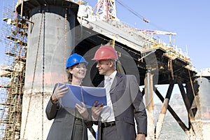 Oil platform inspectors