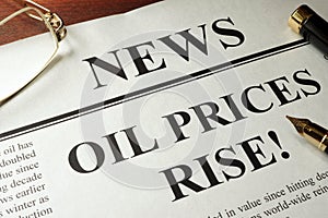 Oil prices rise.