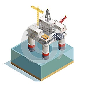 Oil Production Isometric Composition
