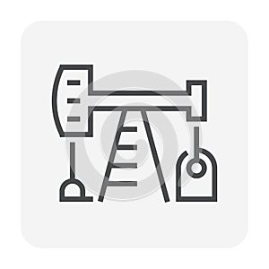 Oil pump icon