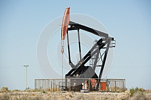 Oil pump jack photo