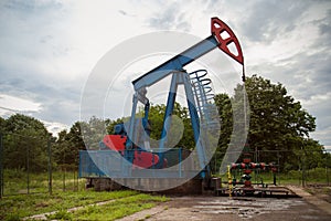 Oil pump in the upper position