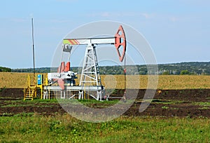 Oil pumpjack.