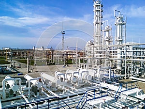 The oil refinery