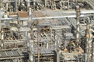 Oil Refinery Aerial