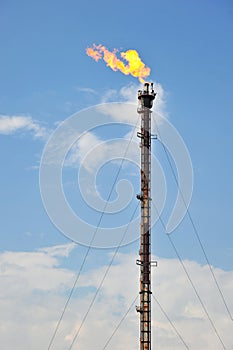 Oil Refinery Gas Flare