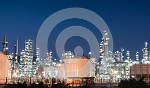 Oil refinery gas industry plant of petroleum