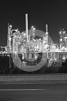 Oil refinery heavy industry