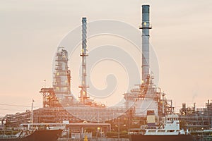 Oil refinery industrial factory