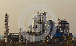 Oil refinery petrochemical industry plant