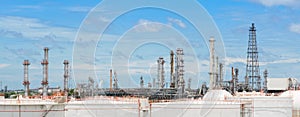 Oil refinery or petrochemical industry plant