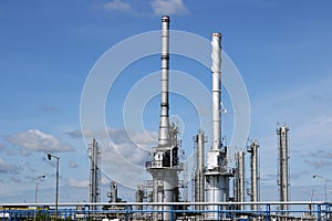 Oil refinery petrochemical plant form