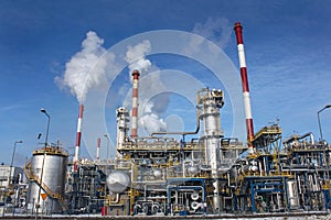 Oil refinery plant