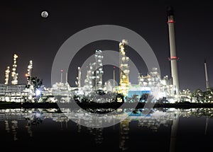 Oil refinery plant