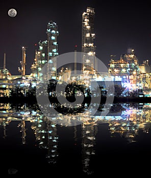 Oil refinery plant