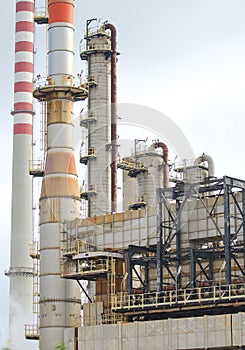 Oil refinery plant