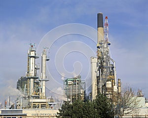 Oil refinery in Sarnia, Canada photo