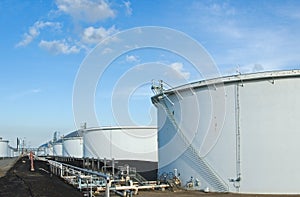 Oil Refinery Tanks