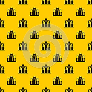 Oil refining pattern vector