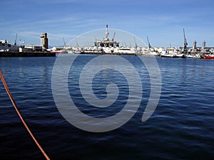 Oil Rig in Cape Town Harbour