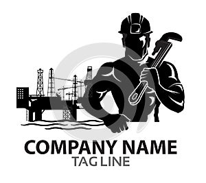 Oil Rig Company Logo