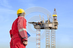 Oil rig construction