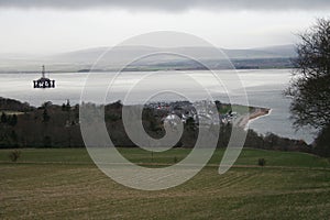 Oil Rig, Cromarty Firth, Scotland