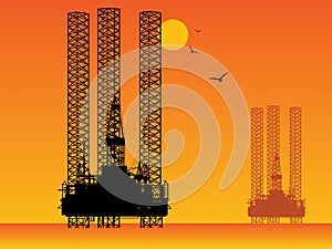 Oil Rig Drilling Platforms