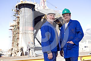 Oil rig inspectors