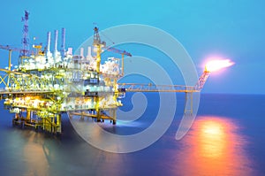 Oil and Rig platform