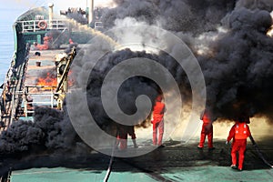 Oil spill contingency exercise