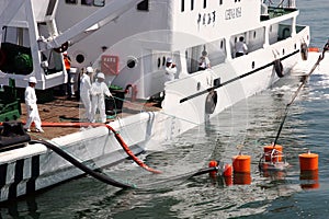 Oil spill contingency exercise