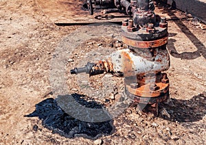 Oil spill and valve