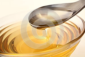 Oil with spoon