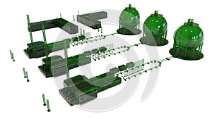 Oil storage industrial park concept