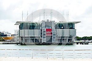 oil storage tanks, in Lisbon Capital City of Portugal