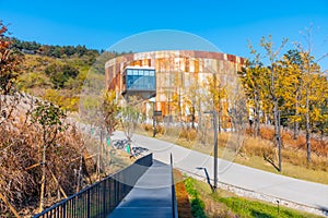 Oil Tank culture park at Seoul presents repurposed oil storage tanks as cultural venues, Republic of Korea