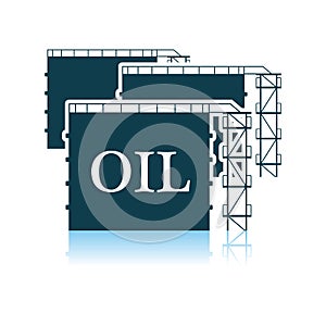 Oil Tank Storage Icon