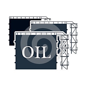 Oil Tank Storage Icon