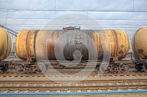 Oil tanker cars