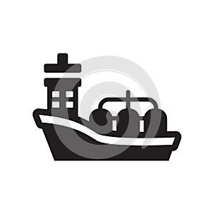 Oil tanker icon. Trendy Oil tanker logo concept on white background from Industry collection