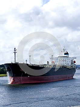 Oil tanker ship