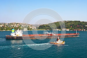 Oil tanker ship