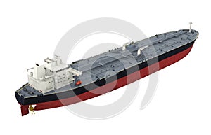 Oil Tanker Ship Isolated