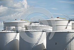 Oil tanks in Amsterdam