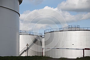 Oil tanks in Amsterdam