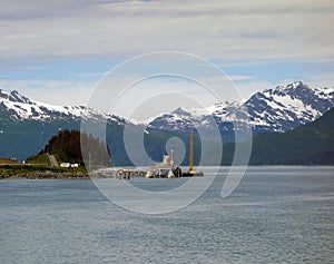 The oil terminal at valdez