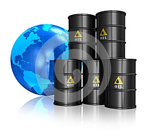 Oil trading concept